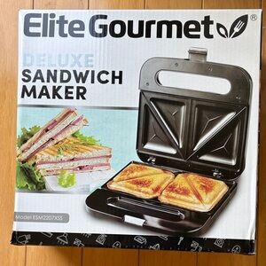 Elite Gourmet Deluxe Sandwich Maker